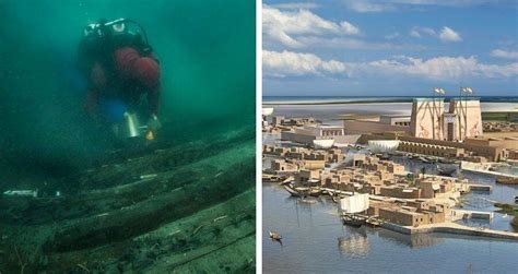 egyptian city thonis|Ancient Greek military ship found in legendary, submerged Egyptian city.